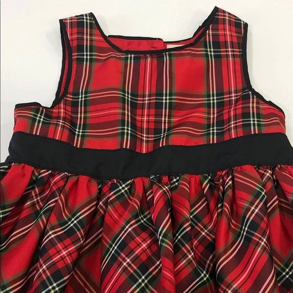 Oshkosh Red Plaid Dress / Iris & Ivy Cardigan – Size 3T - Picture 6 of 11
